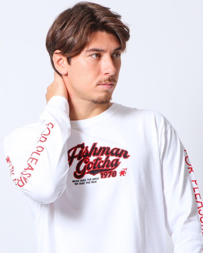 ホワイト：180cm/70kg(Lサイズ着用)