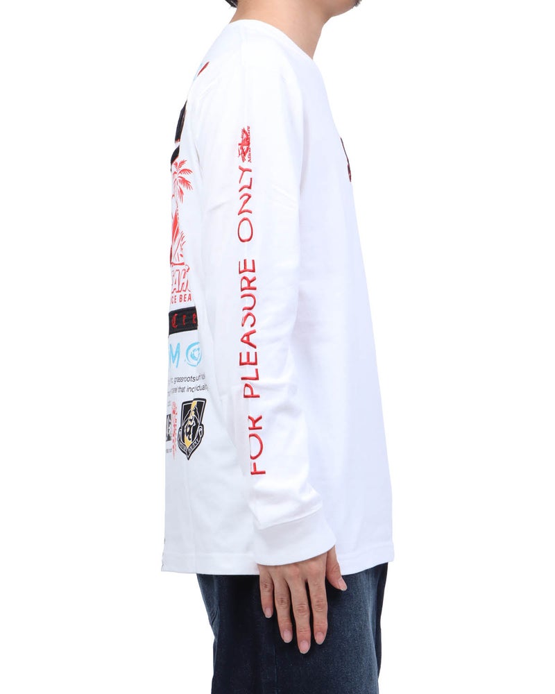 ホワイト：173cm63kg(Lサイズ着用)