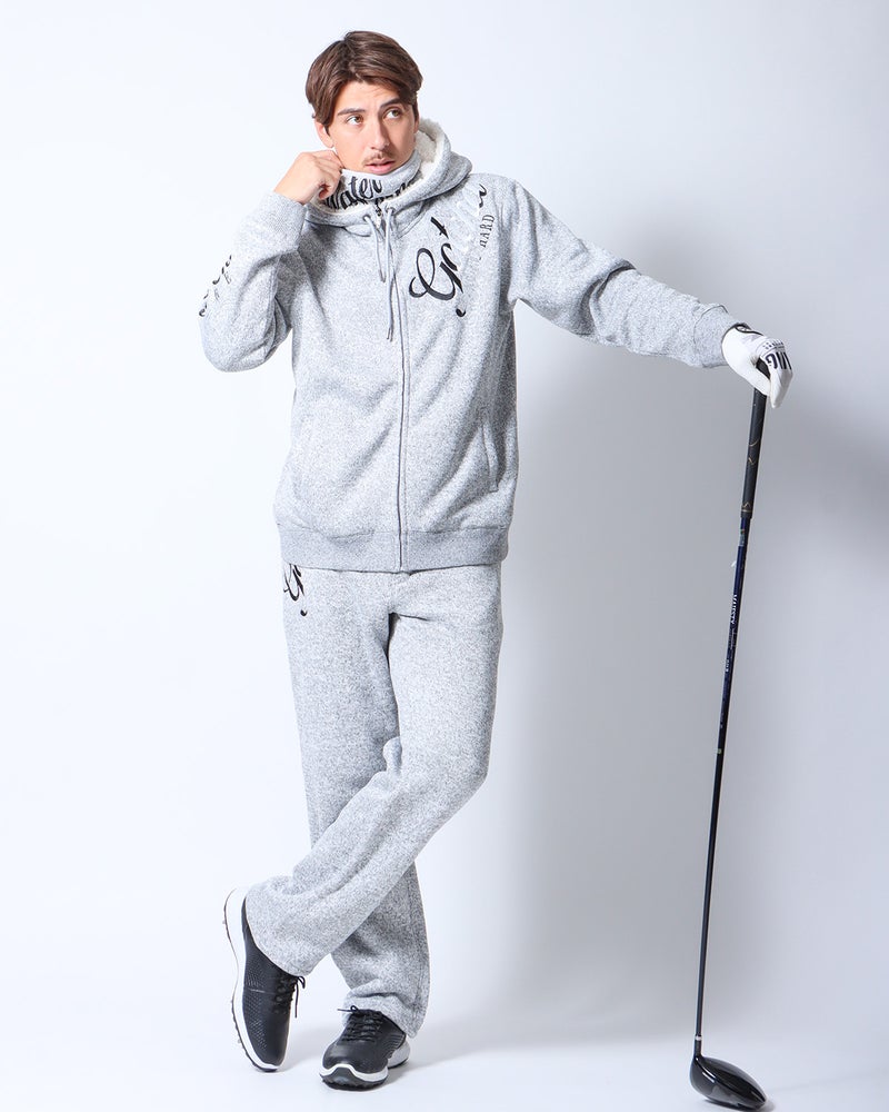 杢グレー：180cm/70kg(Lサイズ着用)