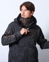 ブラック：180cm/70kg(Lサイズ着用)