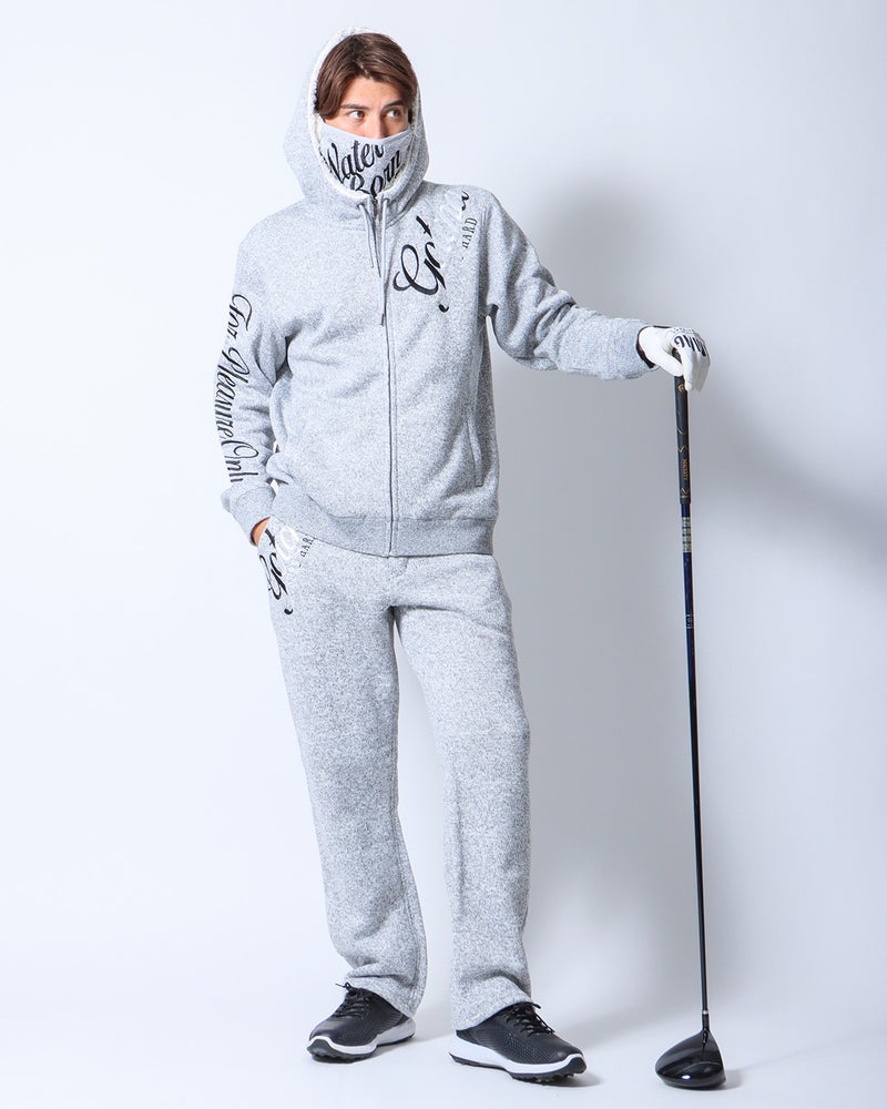 杢グレー：180cm/70kg(Lサイズ着用)