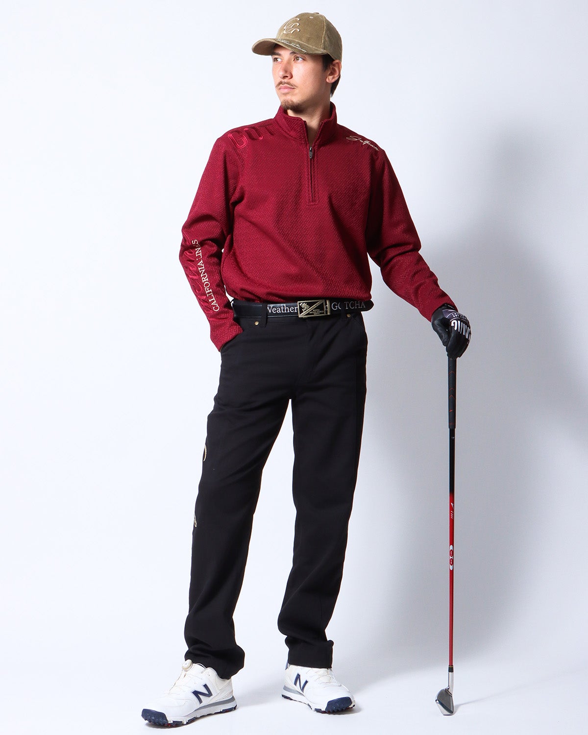 ワイン：180cm/70kg(Lサイズ着用)