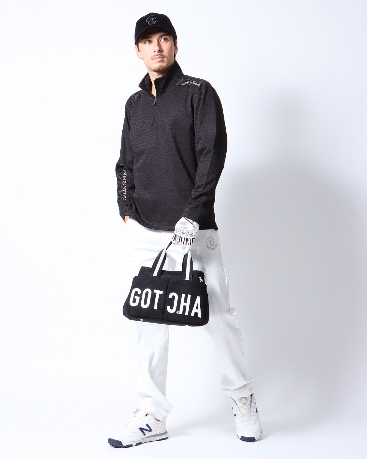 ブラック：178cm/75kg(Lサイズ着用)