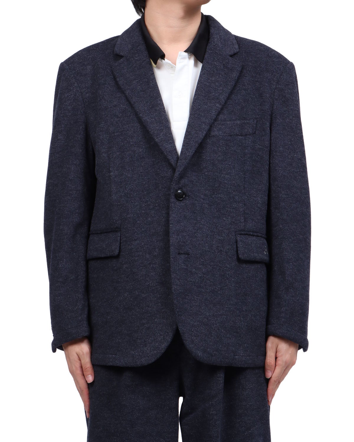 ダークネイビー：173cm63kg(Lサイズ着用)