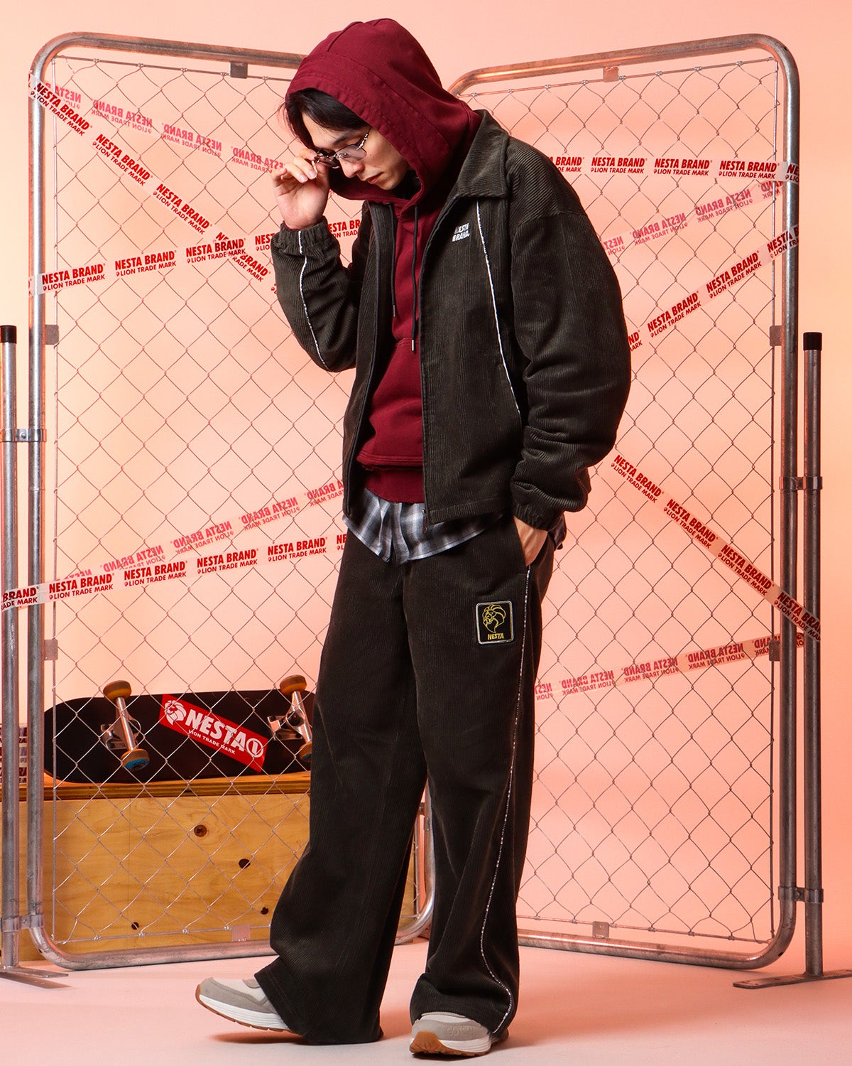 カーキ:175cm(Mサイズ着用)