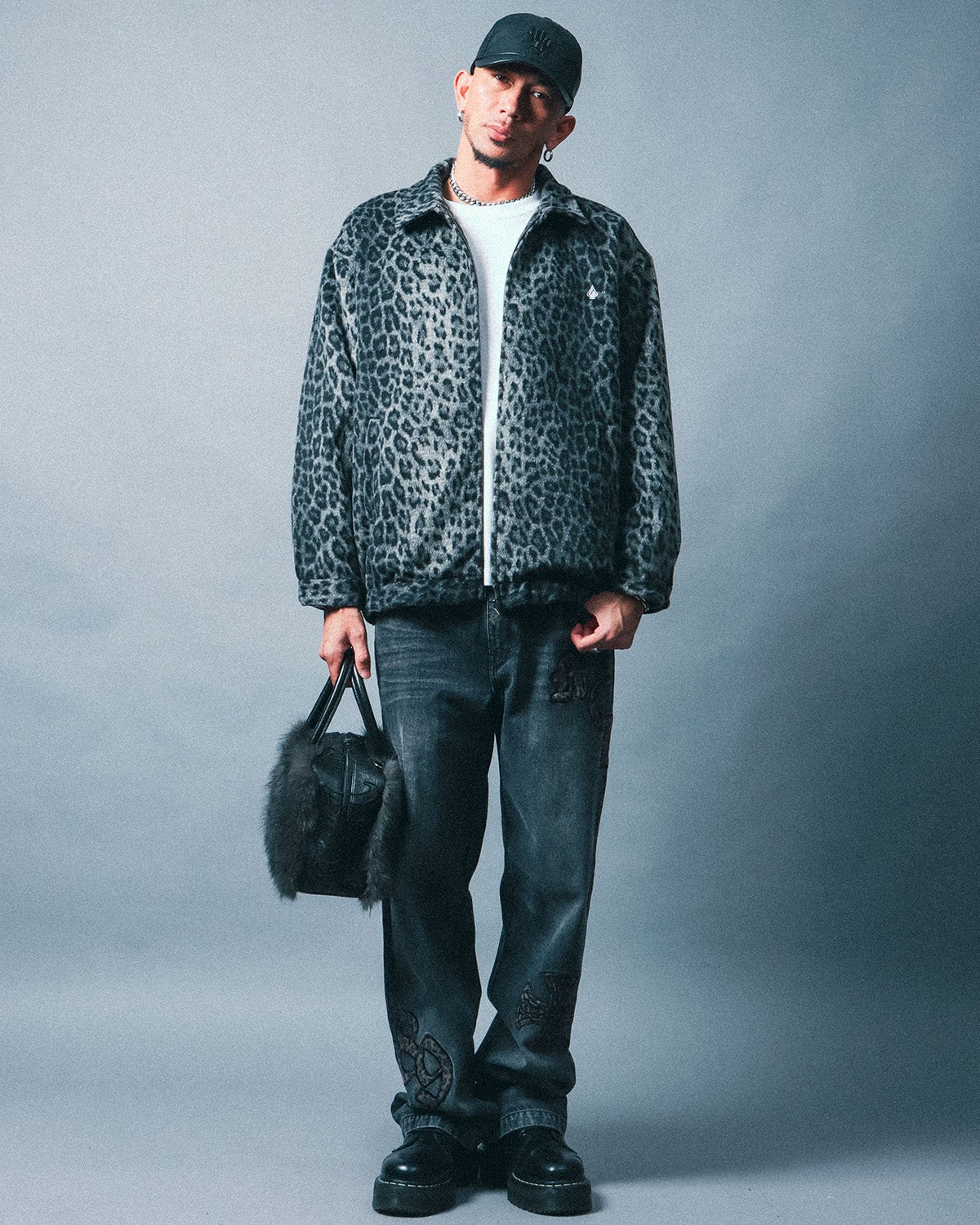 MCD] レオパード柄使い デニムパンツ | PEET ONLINE STORE