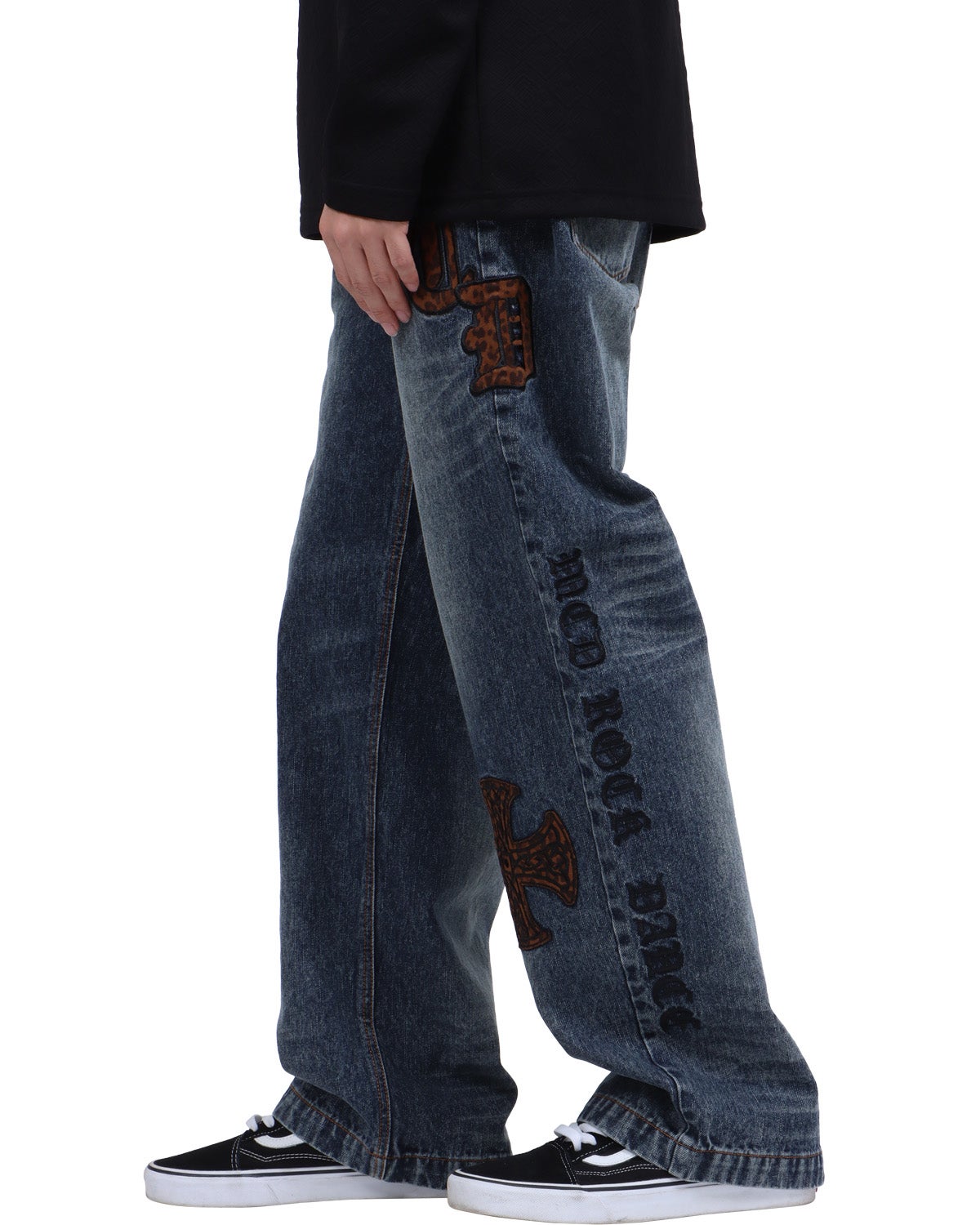 MCD] レオパード柄使い デニムパンツ | PEET ONLINE STORE
