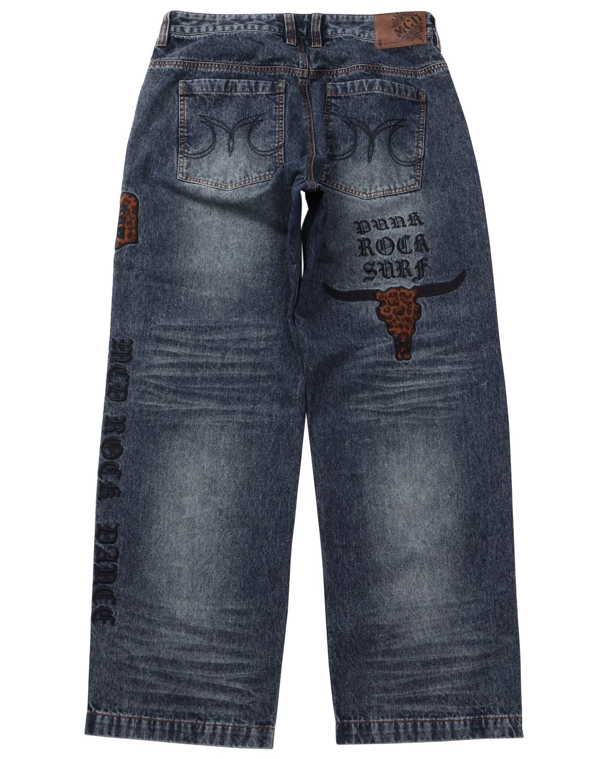 MCD] レオパード柄使い デニムパンツ | PEET ONLINE STORE