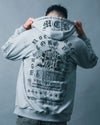 杢グレー：183cm(XLサイズ着用)