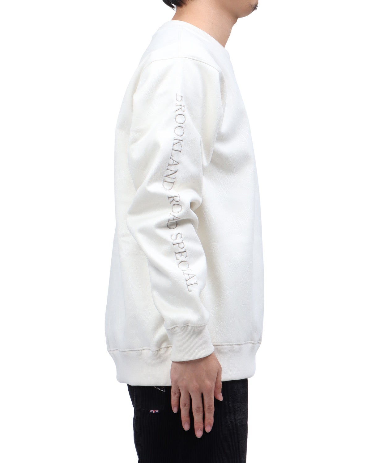 オフホワイト：173cm63kg(Lサイズ着用)