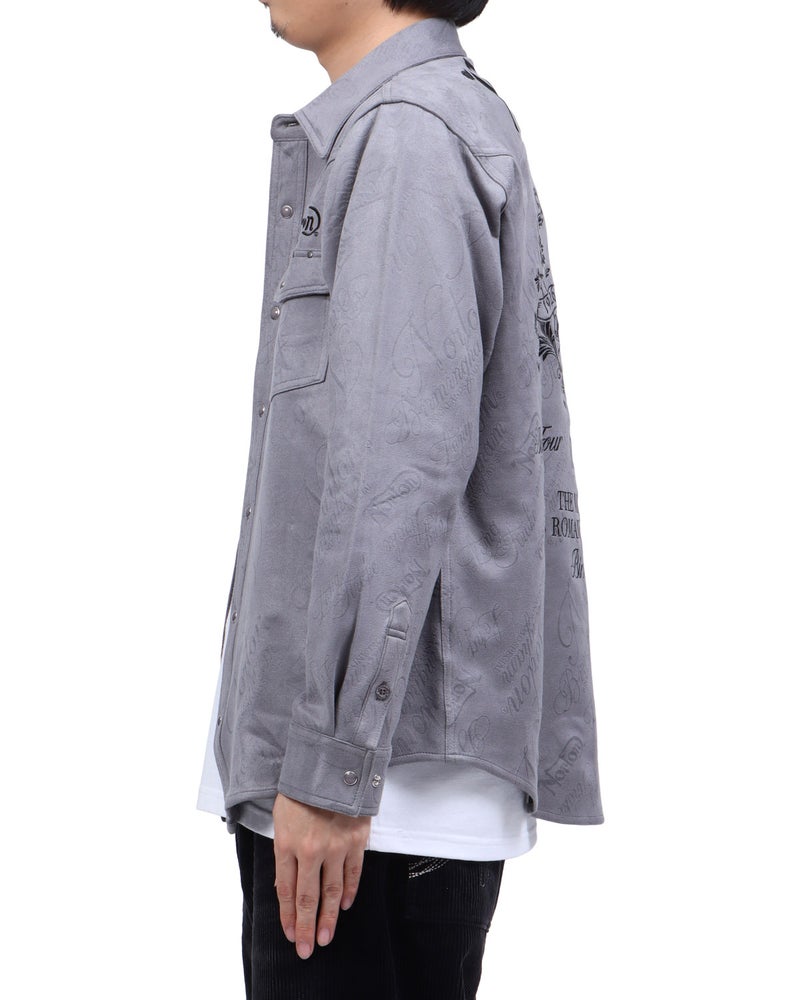 グレー：173cm63kg(Lサイズ着用)
