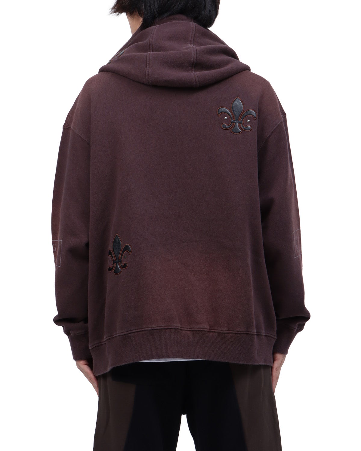 ダークブラウン：173cm63kg(Lサイズ着用)