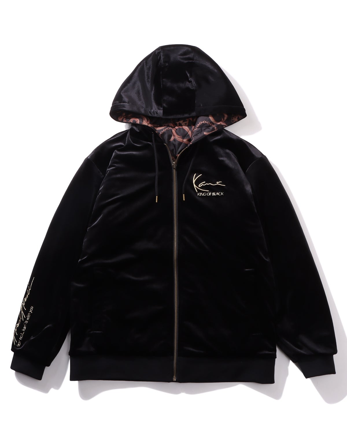 Karl Kani] リバーシブル バロック チェーン ZIPパーカー | PEET