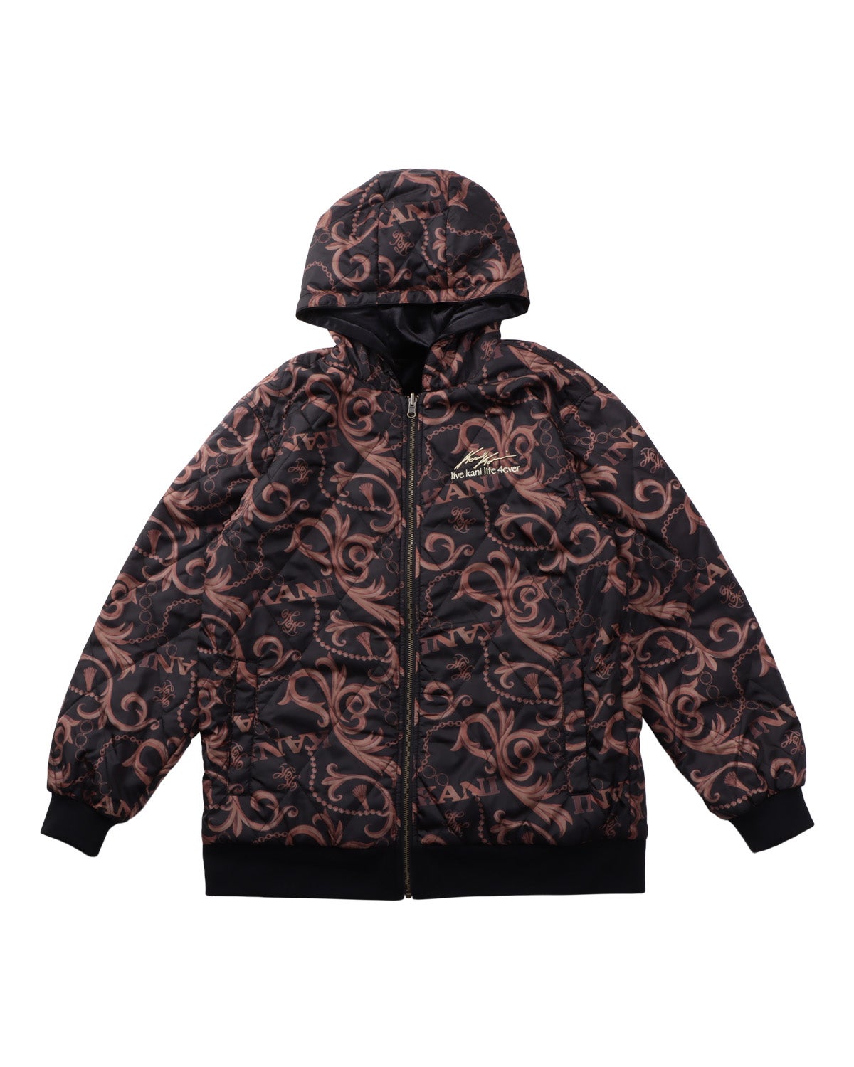 Karl Kani] リバーシブル バロック チェーン ZIPパーカー | PEET