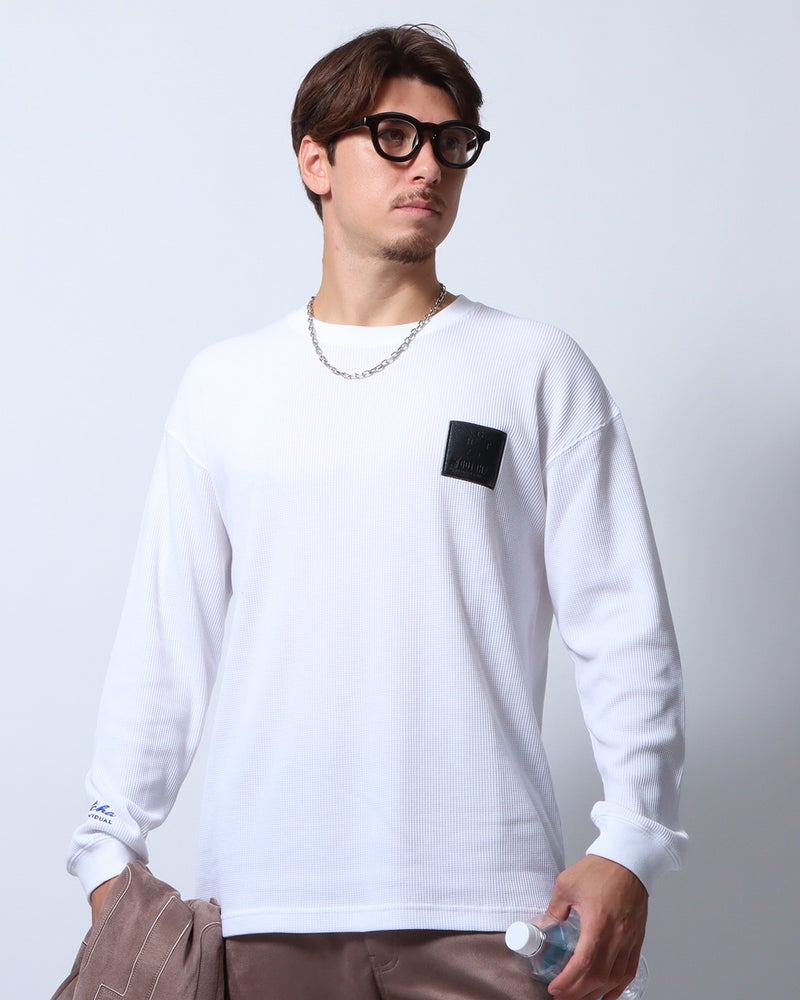 ホワイト：180cm/70kg(Lサイズ着用)