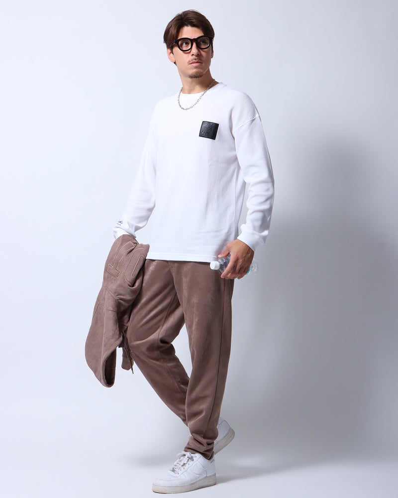 ホワイト：180cm/70kg(Lサイズ着用)