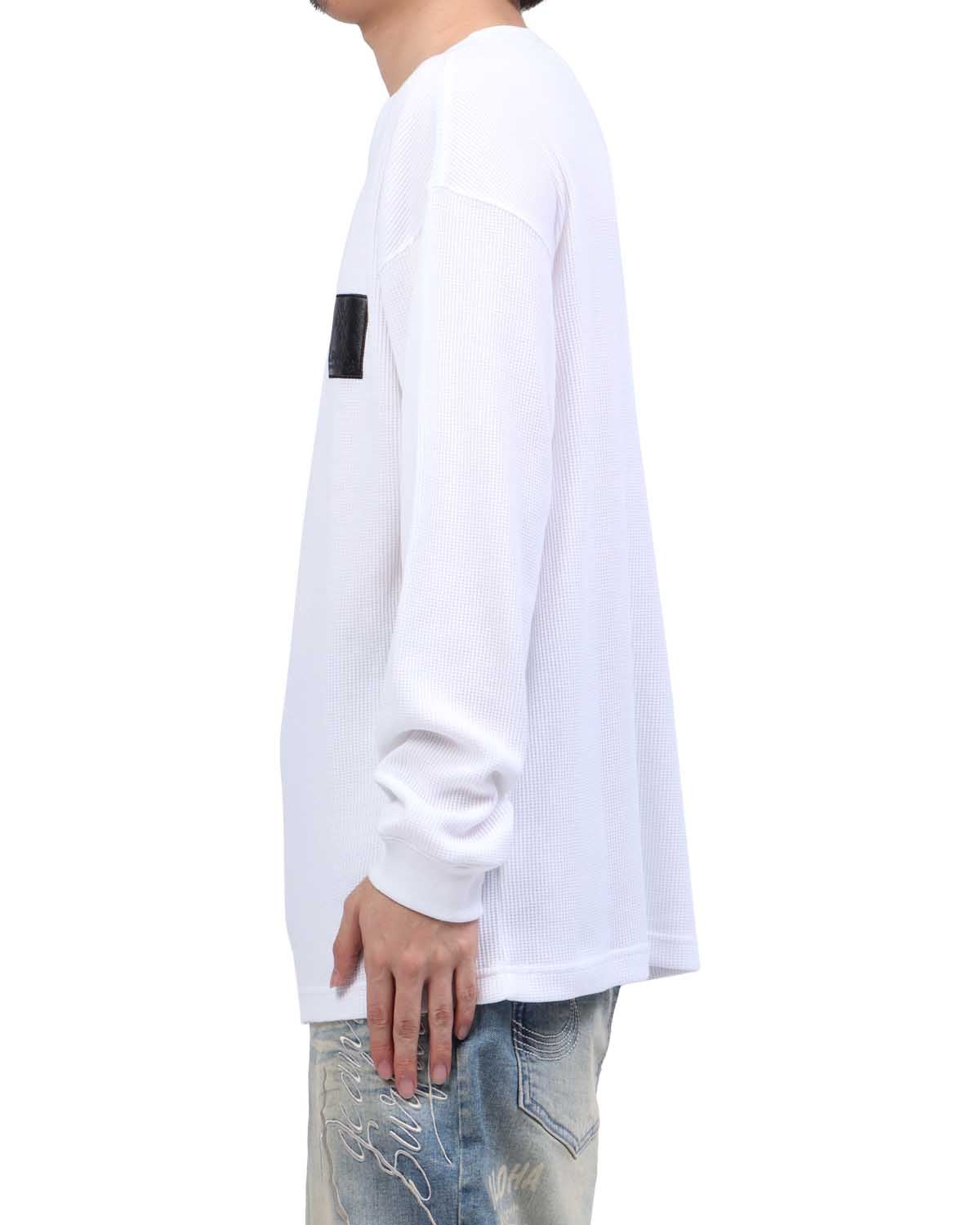 ホワイト：173cm63kg(Lサイズ着用)