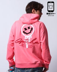 ピンク：180cm/70kg(Lサイズ着用)