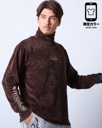 ブラウン：180cm/70kg(Lサイズ着用)