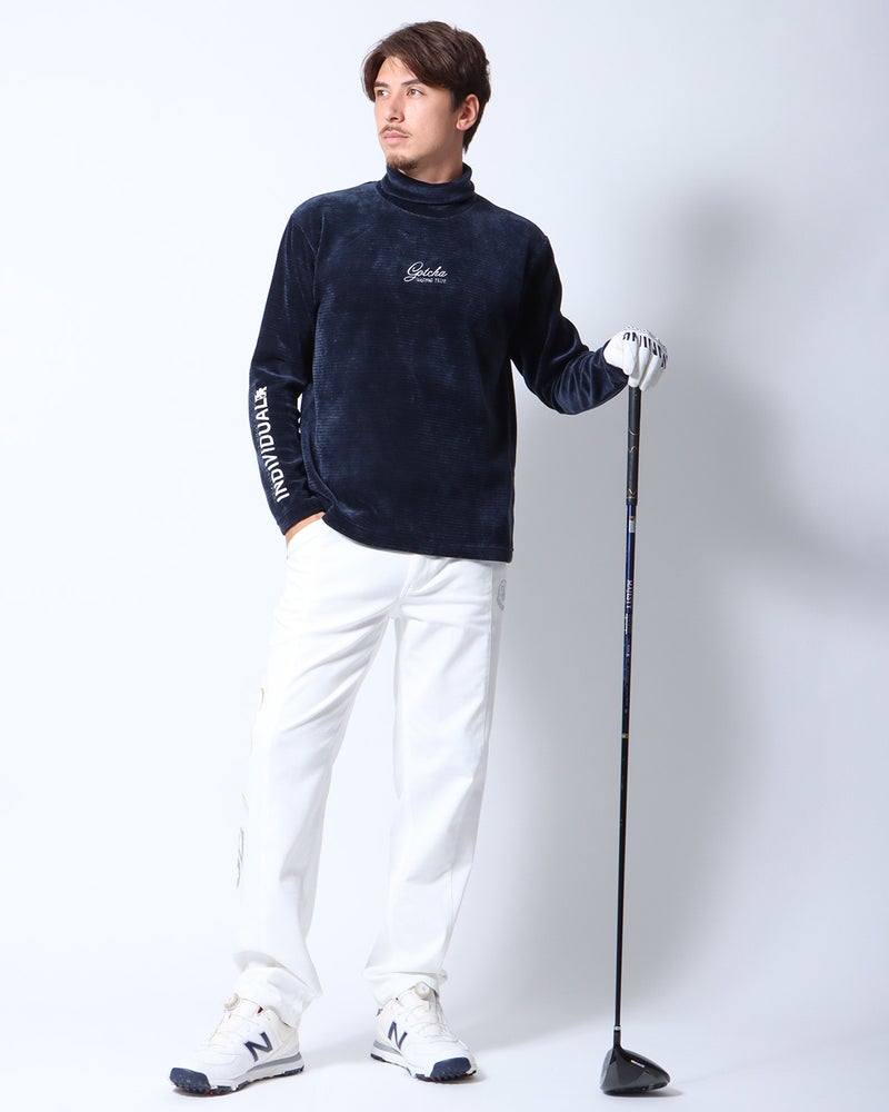 ネイビー：180cm/70kg(Lサイズ着用)