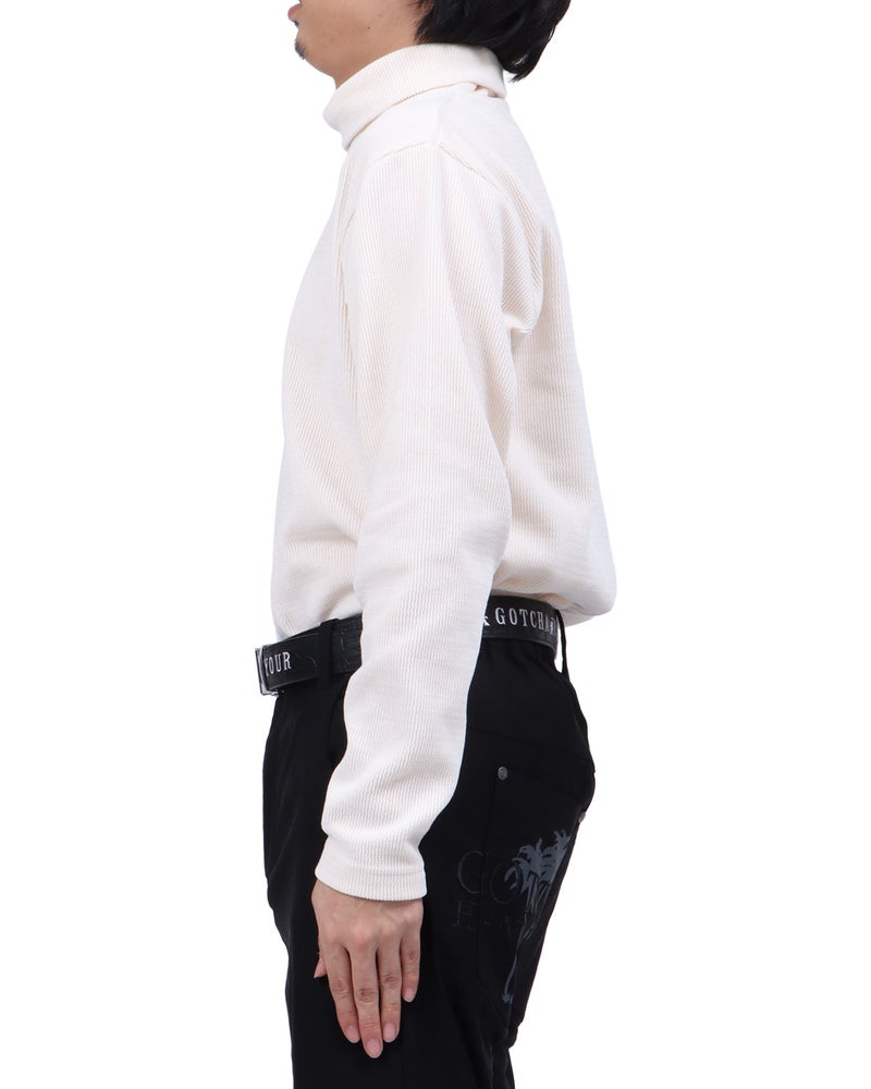 ホワイト：173cm63kg(Lサイズ着用)