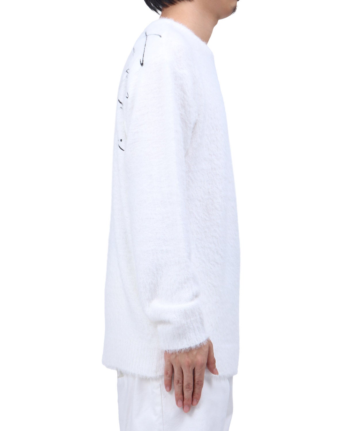 ホワイト：173cm63kg(Lサイズ着用)
