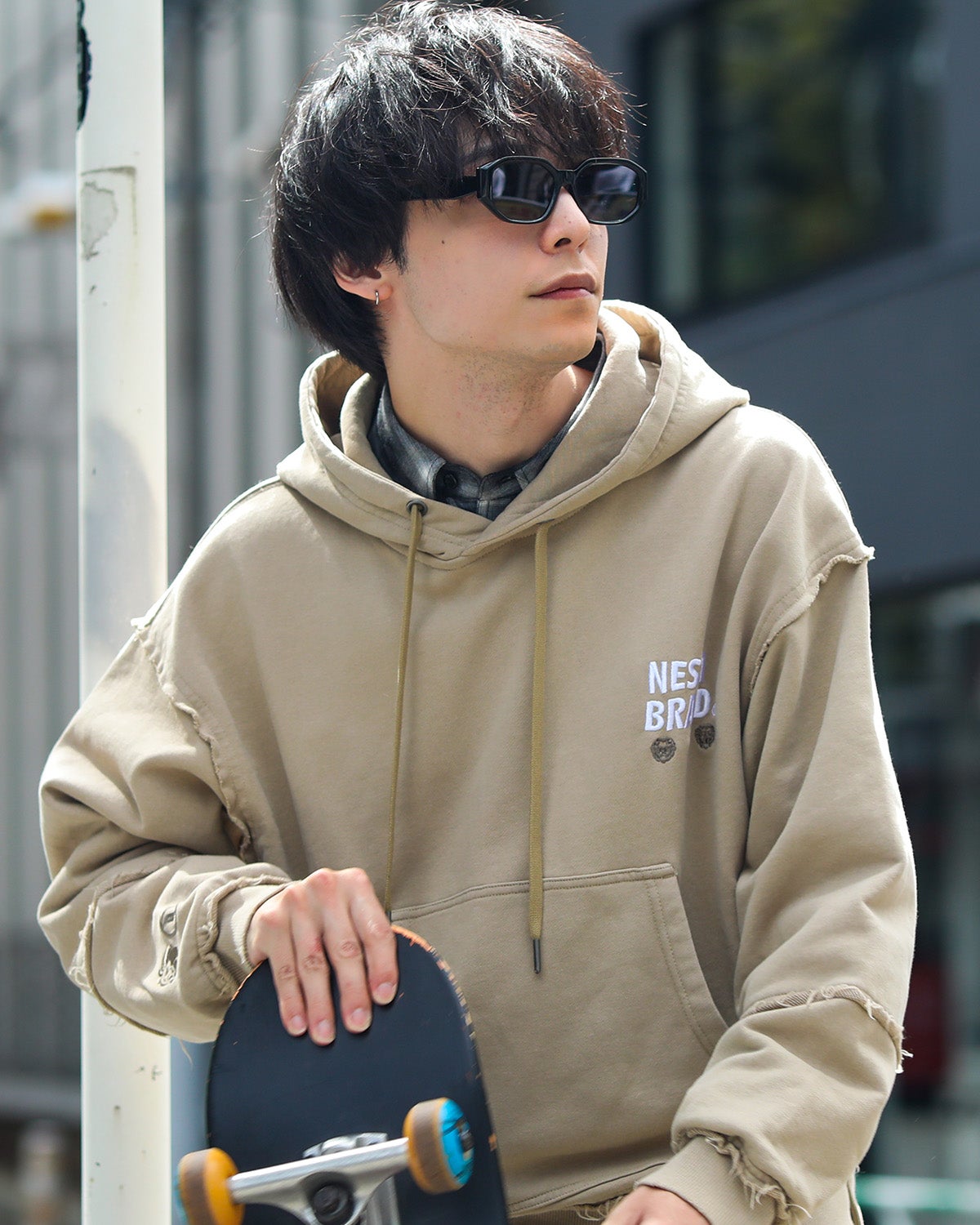 マスタード：175cm(Mサイズ着用)