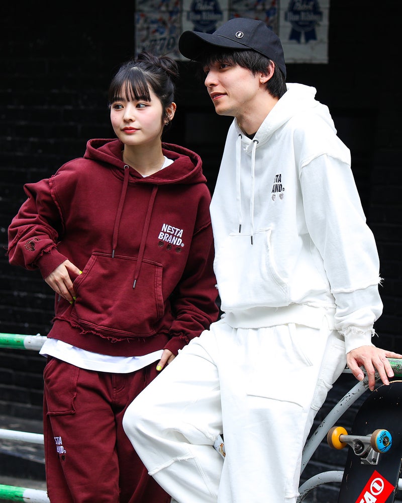 左：160cm(Sサイズ着用)、右：175cm(Mサイズ着用)