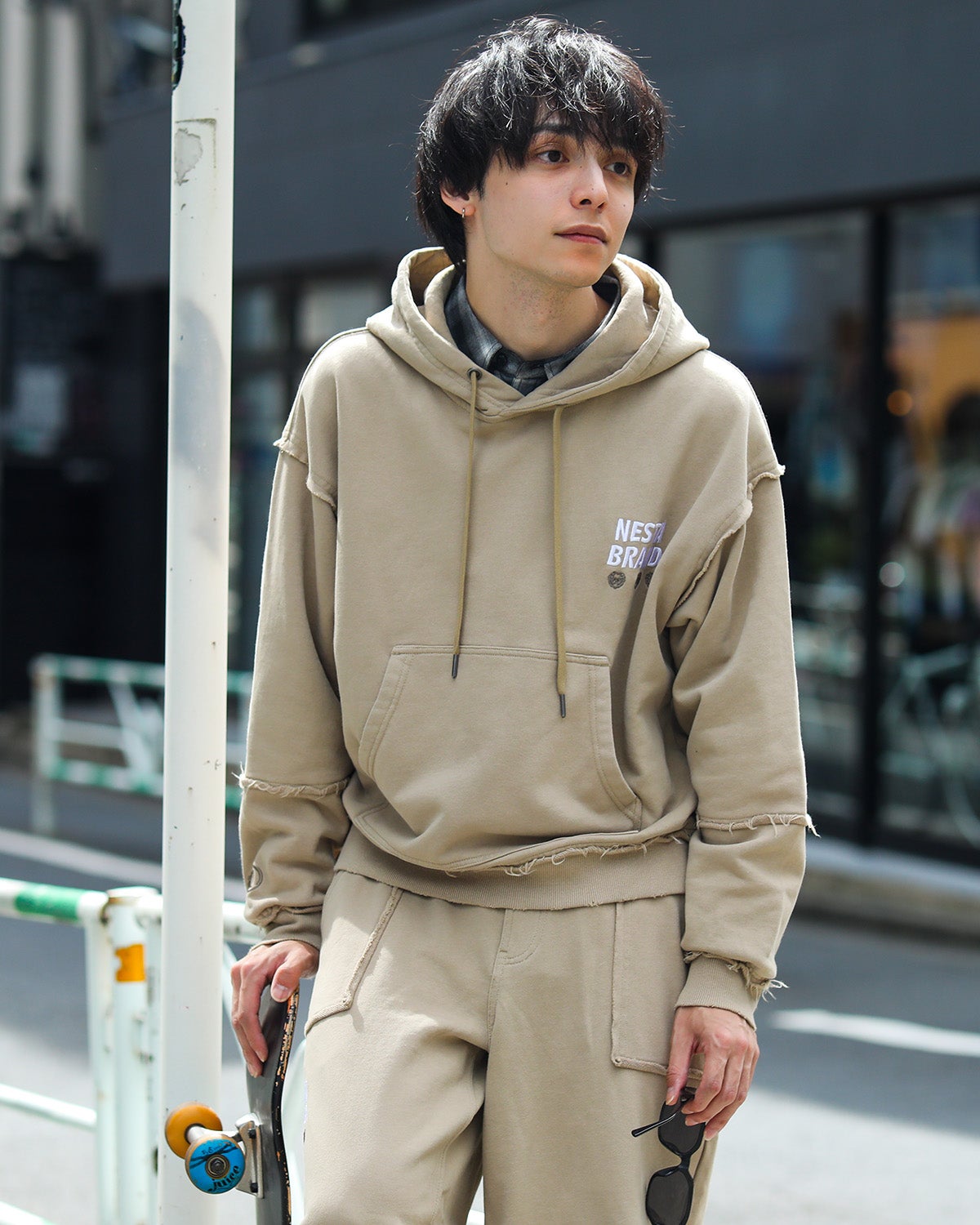 マスタード：175cm(Mサイズ着用)