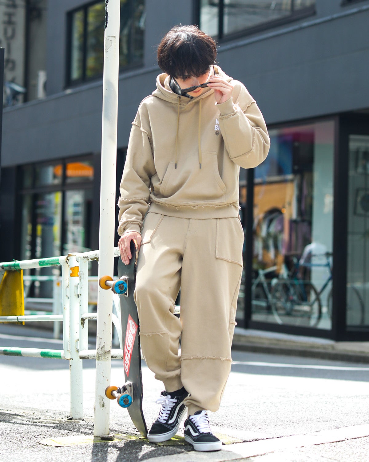 マスタード：175cm(Mサイズ着用)