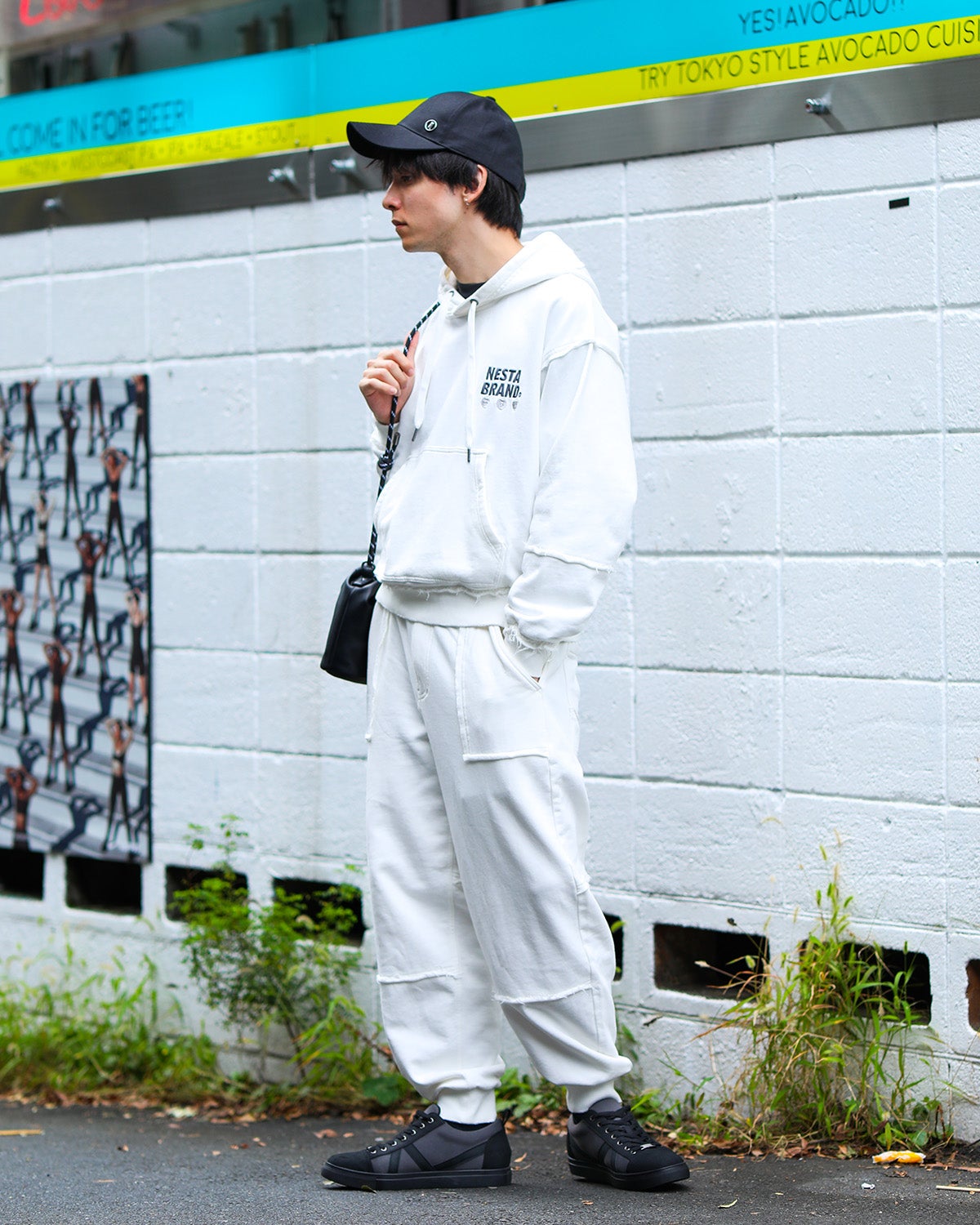 オフホワイト：175cm(Mサイズ着用)