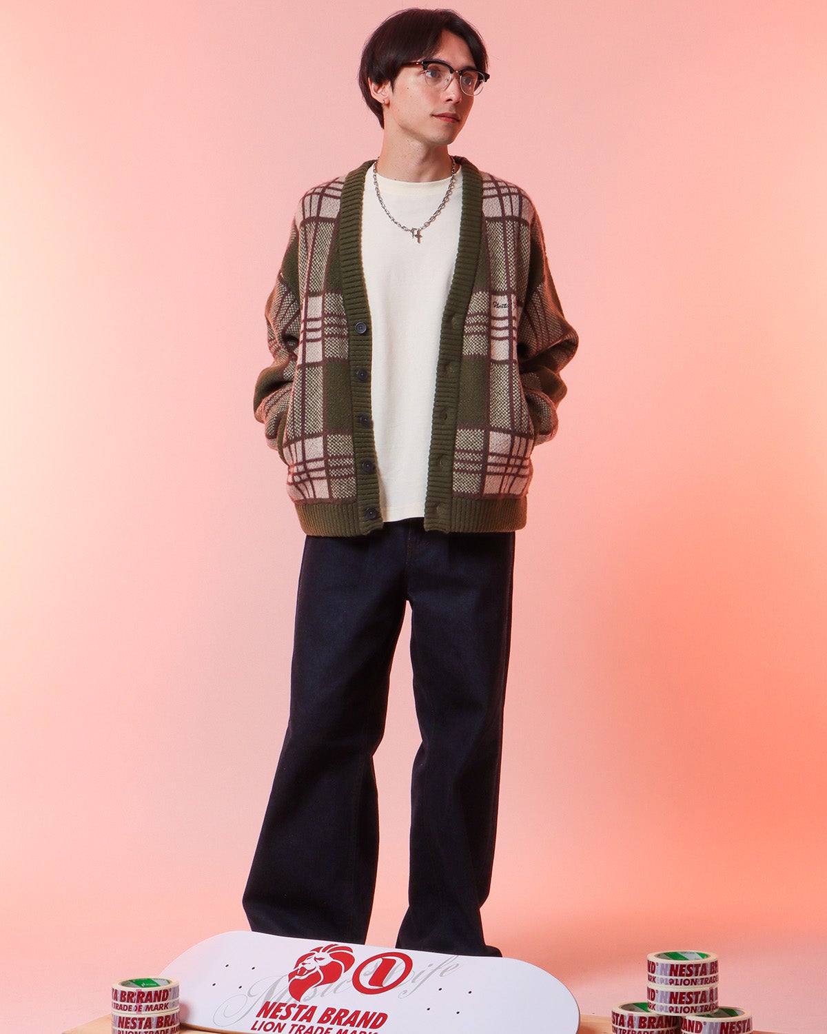 オリーブ：175cm(Mサイズ着用)