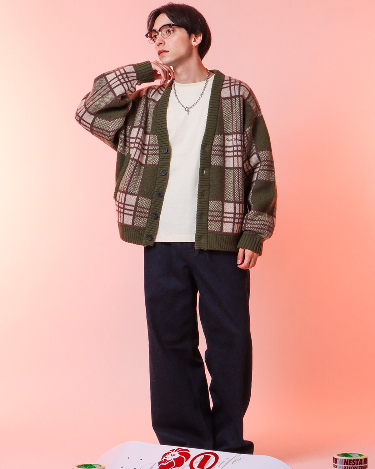 オリーブ：175cm(Mサイズ着用)