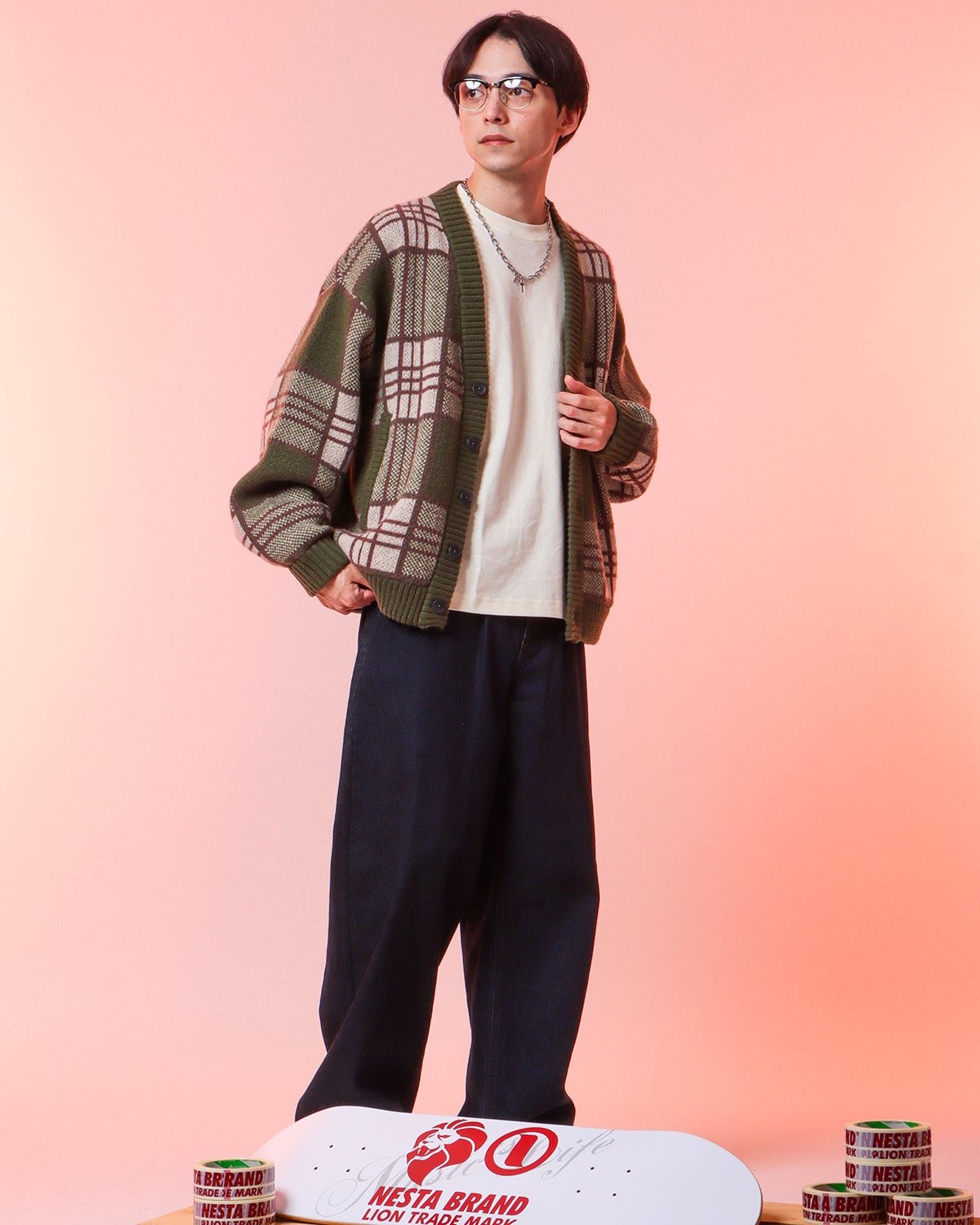 オリーブ：175cm(Mサイズ着用)