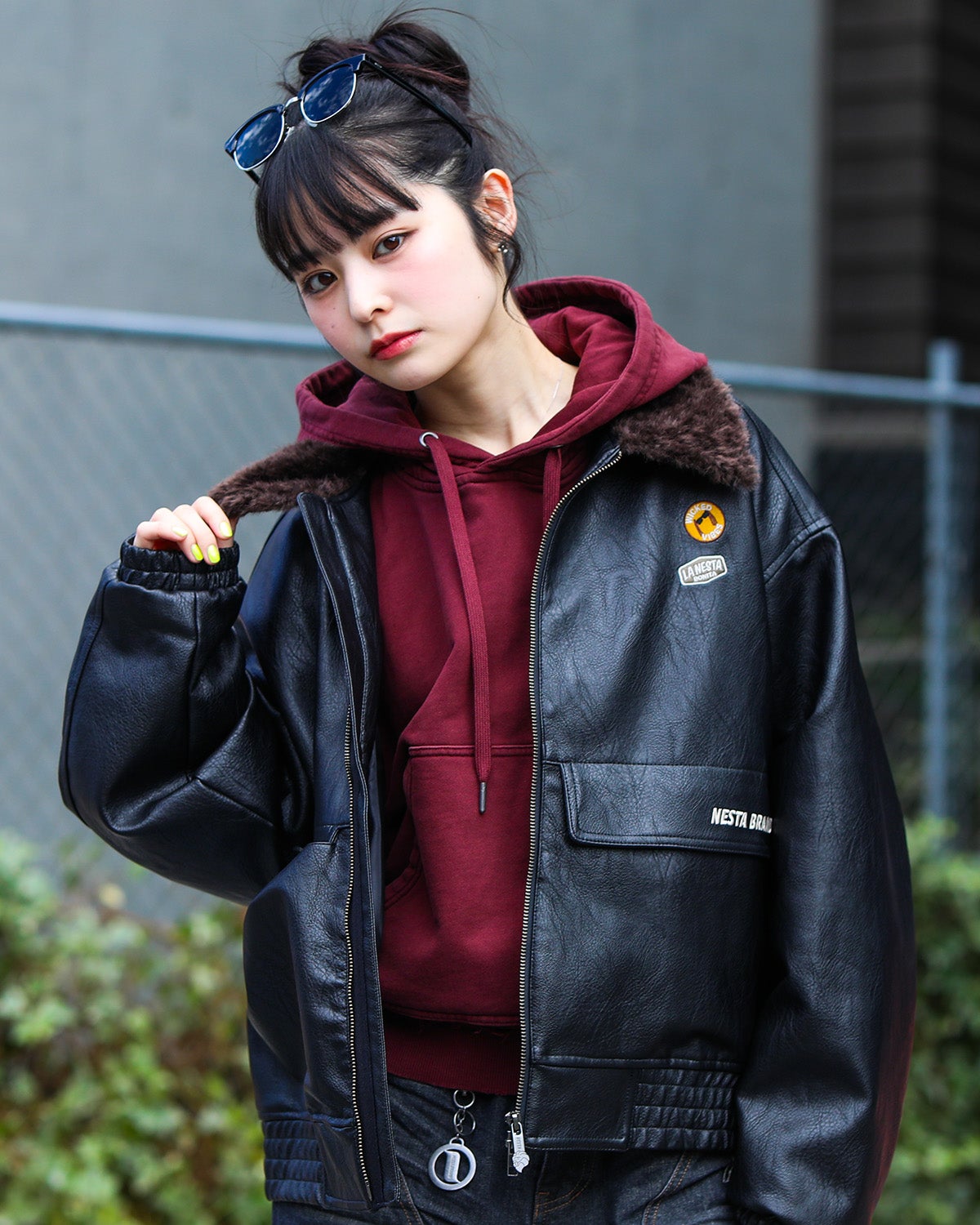 ブラック：160cm(Mサイズ着用)