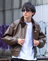 ブラウン：175cm(Mサイズ着用)