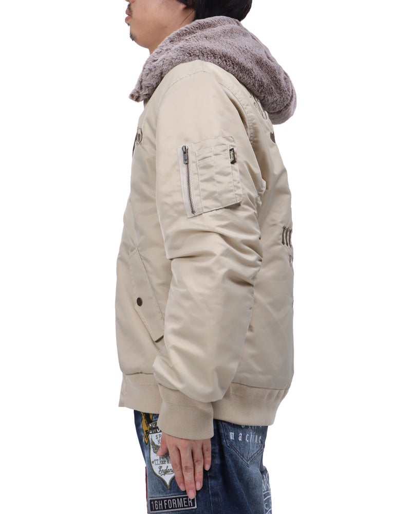サンドベージュ：173cm63kg(Lサイズ着用)