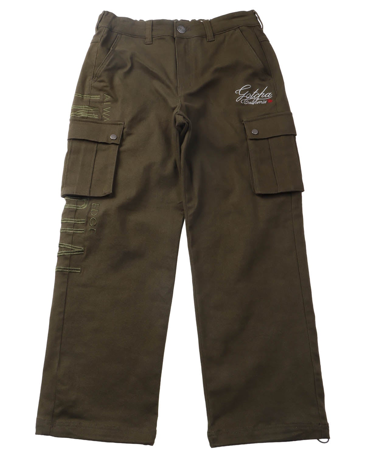 GOTCHA] 縦ロゴ ツイル イージーカーゴ パンツ | PEET ONLINE STORE