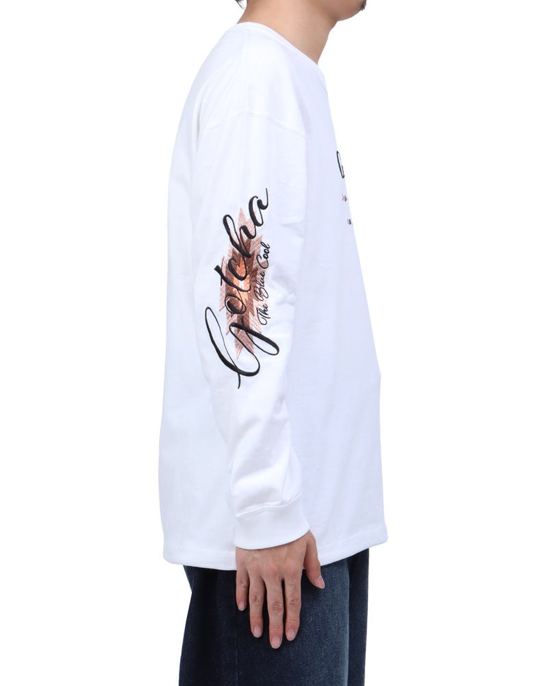 ホワイト：173cm63kg(Lサイズ着用)
