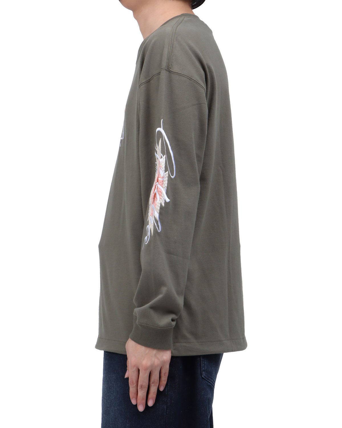 グリーン：173cm63kg(Lサイズ着用)