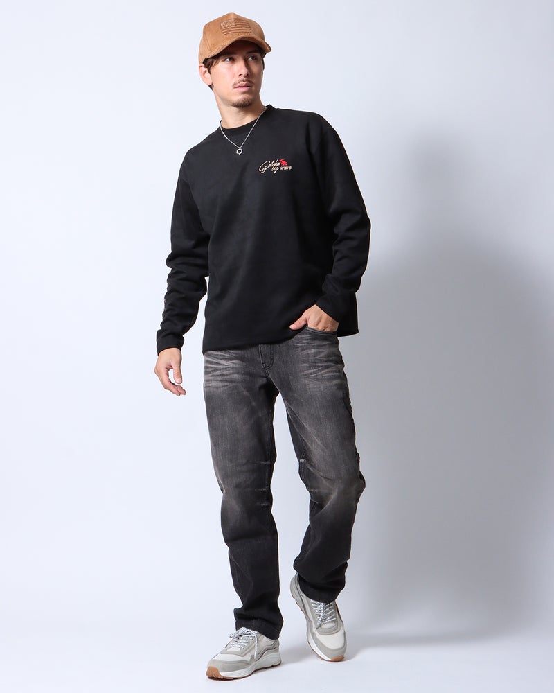 ブラック：180cm/70kg(Lサイズ着用)