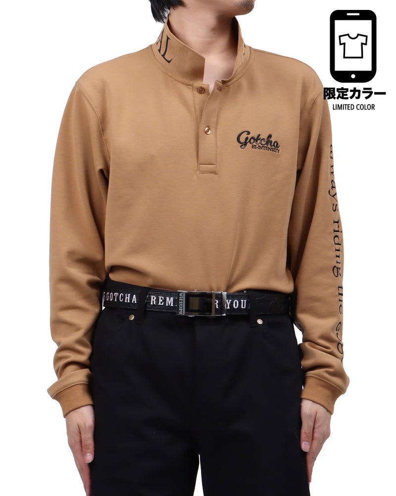 キャメル：173cm63kg(Lサイズ着用)
