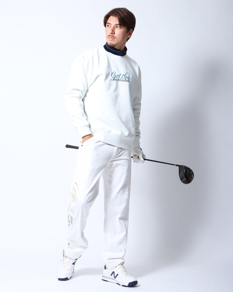 ホワイト：180cm/70kg(Lサイズ着用)