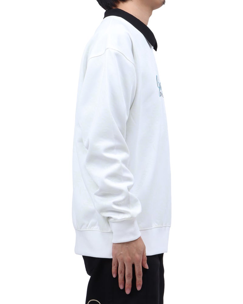 ホワイト：173cm63kg(Lサイズ着用)