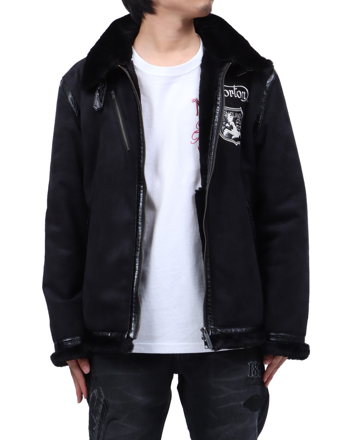 ブラック：173cm63kg(Lサイズ着用)