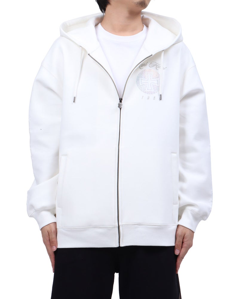 ホワイト：173cm63kg(Lサイズ着用)