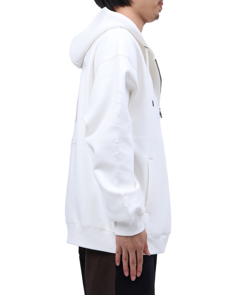 ホワイト：173cm63kg(Lサイズ着用)