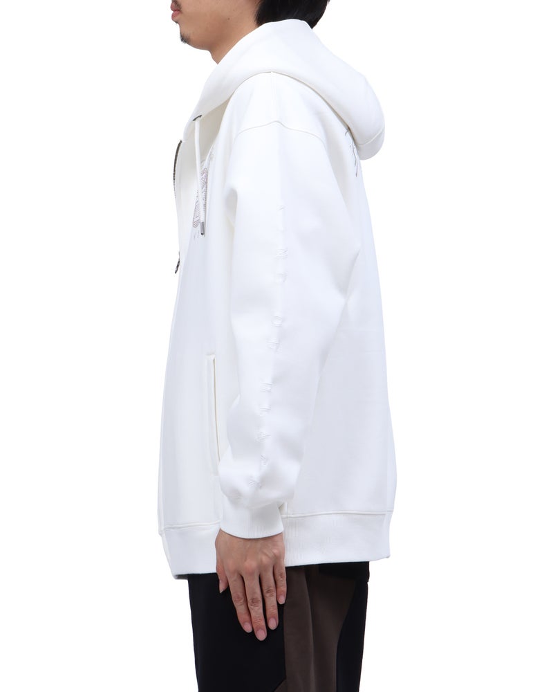ホワイト：173cm63kg(Lサイズ着用)