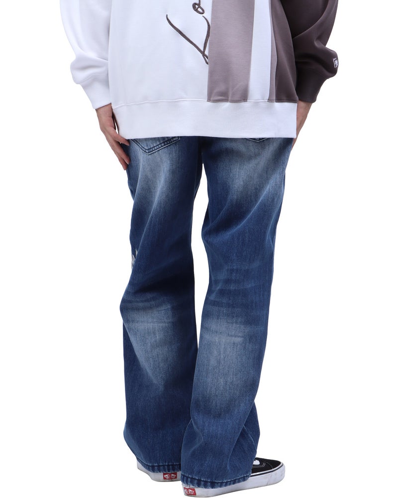 インディゴ：173cm63kg(Lサイズ着用)