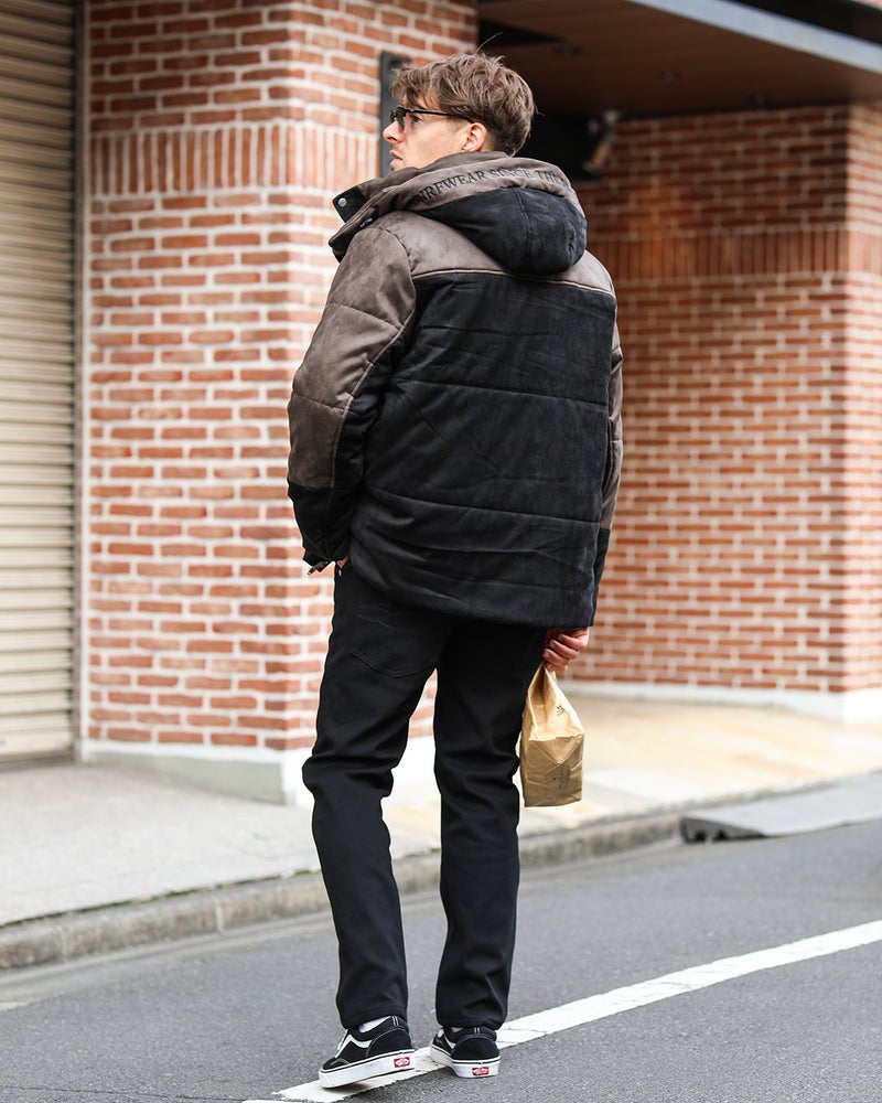 ブラック：183cm/70kg(Lサイズ着用)